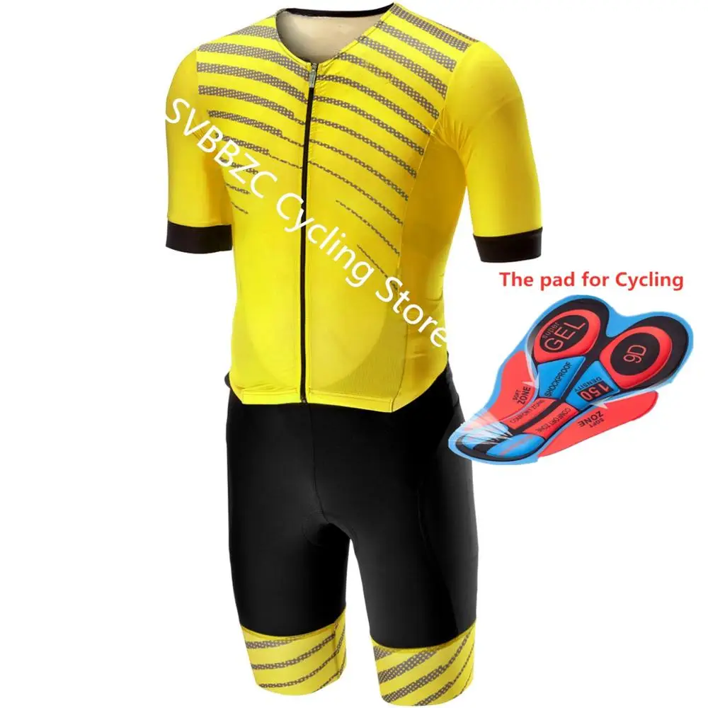 SVBBZC Pro, крутой мужской комбинезон с коротким рукавом, костюм для триатлона, Ropa Ciclismo, Майо, быстросохнущие майки для велоспорта, комплект, костюм для велоспорта - Цвет: 3-Pic Color