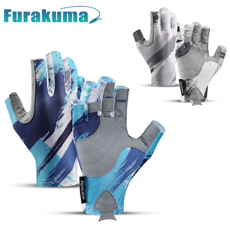 Перчатки для рыбалки Furakuma SPF 50 солнцезащитные мужские перчатки защиты рук