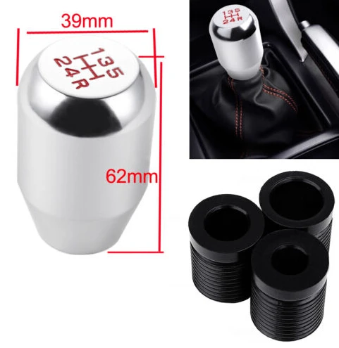 

Aluminum New Manual Transmission Universal 5 Speed Manual Gear Shifter Stick Shift Knob Lever Fit For BMW Ford Passat Honda Audi