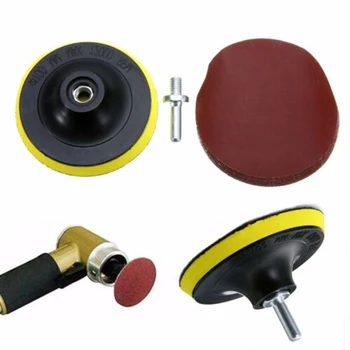 

4 Inch 10pcs Hook And Loop 1000 Grit Sand Paper Sanding Discs With Drill Adapter