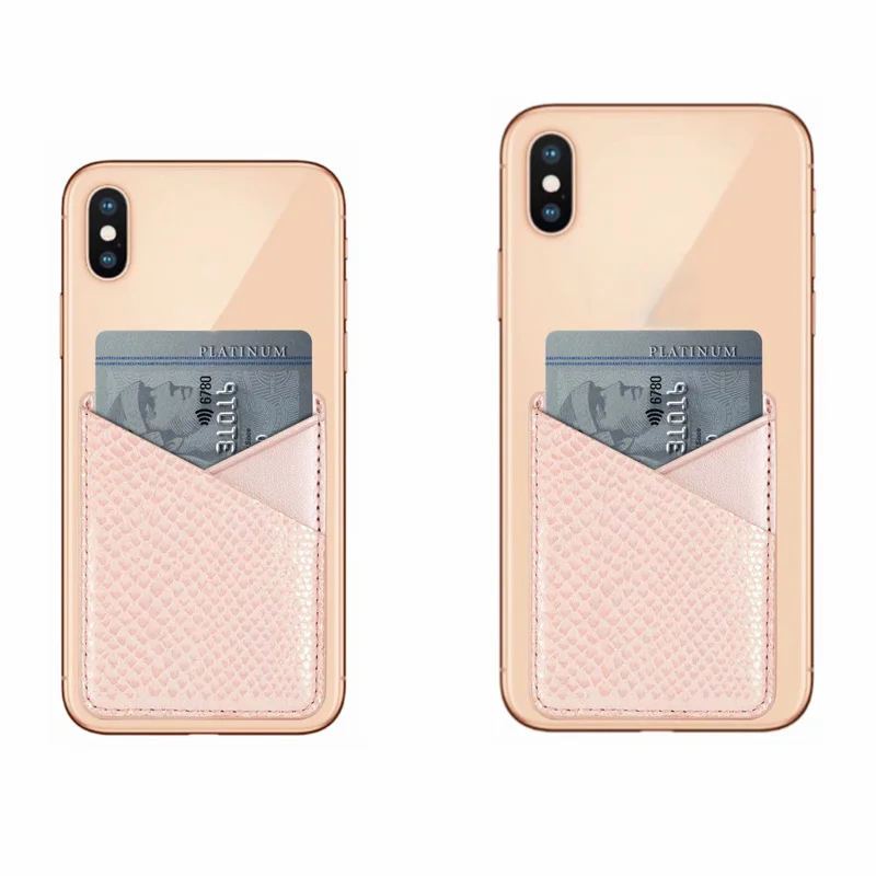 Модный женский мужской кожаный держатель для карт, наклейка для iPhone 11 Pro X XS Max XR 8 7 Plus huawei P20 P30 Lite Xiaomi Mi A1 A2 Lite A3