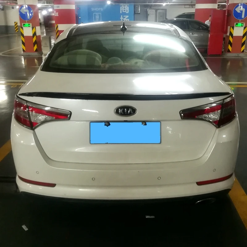 Для Kia Optima K5 2011 2012 2013 задний багажник спойлер ABS Материал грунтовка цвет украшение в виде хвостового крыла для Kia Optima K5