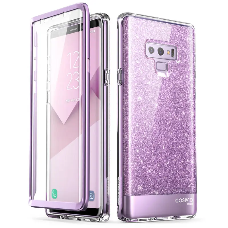 I-BLASON для samsung Galaxy Note 9 чехол Cosmo полный корпус блестящий Мраморный Бампер Защитный чехол со встроенной защитной пленкой