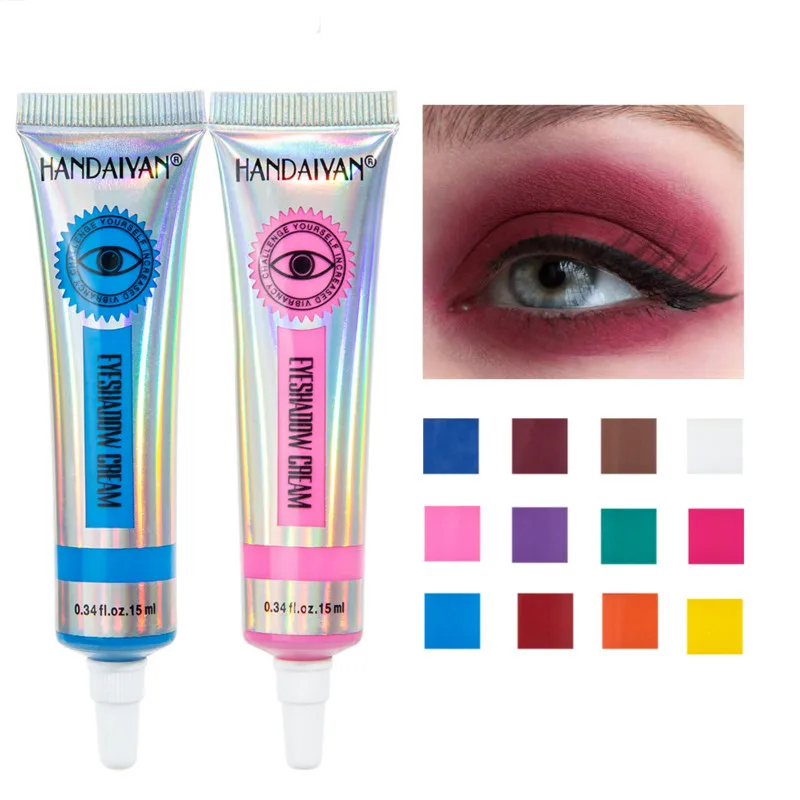 Multi-color Waterproof Matte Eyeshadow Long Lasting Non-blooming Shadow Powder Palette No Fade Fashion Eye Makeup Cosmetic TSLM2 |
