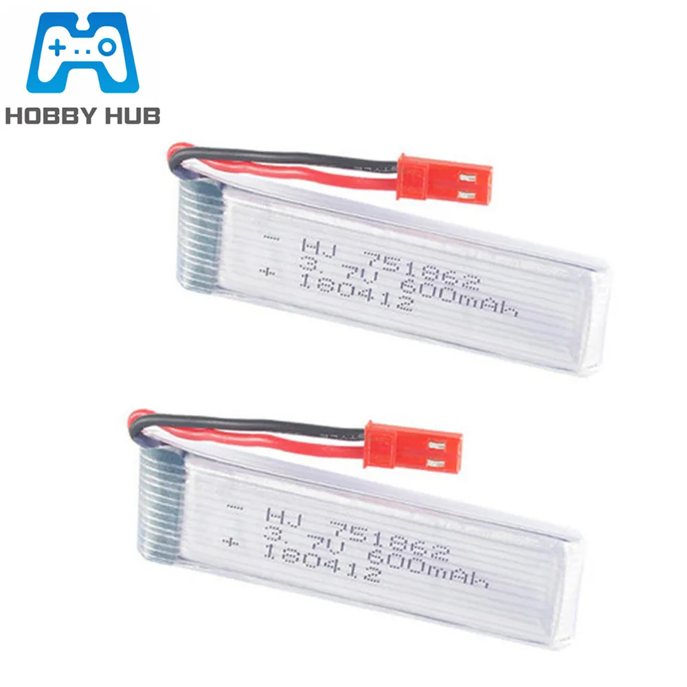 Литий полимерный аккумулятор 3 7 в 600 мАч для S032G WLtoys V959 V929 Udi U818A Запчасти