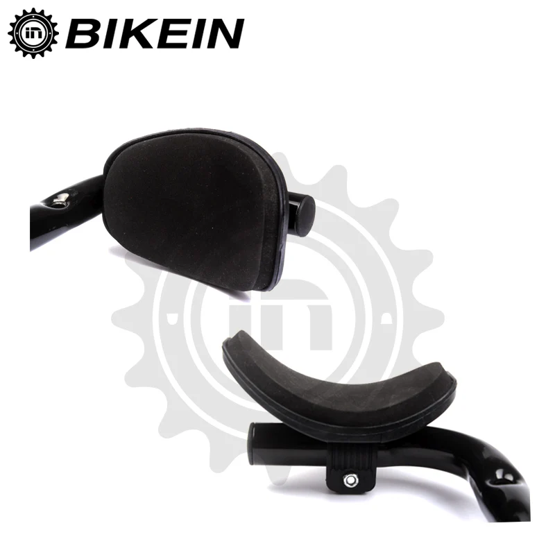 BIKEIN-велосипедный Триатлон для горной дороги, Триатлон для пробного времени, руль для путешествий, аэробар, алюминиевый велосипедный MTB Аэро-бар, 22,2 мм, черный, 595 г