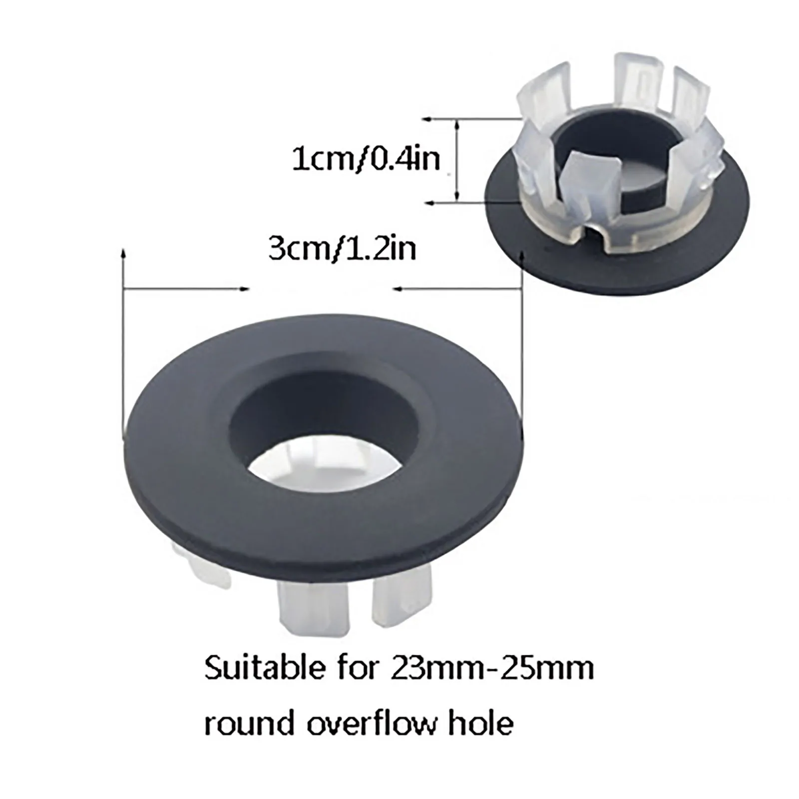 Sink Hole Round Overflow Cover sink overflow cover bathroom sink overflow cover Coppe Insert Chrome Ring Basin Sink Brass overflow Cover Bathroom Basin Faucet Insert Home Decor
