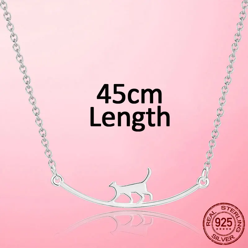 HOT Sale Women Classic Cable Chain Necklace Rose Gold Color Necklace Chain 925 Silver Jewelry Jewellery Making Gift wedding bands 925 Silver Jewelry
