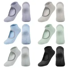 Прочные спортивные носки износостойкие нескользящий Силиконовый женские носки для йоги Пилатес Барре Тренажерный Зал Фитнес Дышащие носки