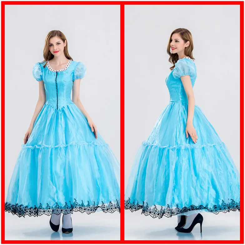 

Ariel si meng Youxian Clothing Halloween Clothing Adult Cosplay Maid Costume Princess Dress