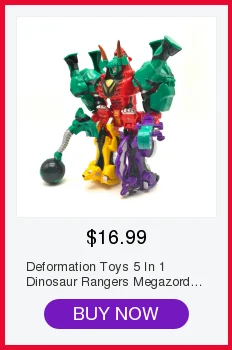 4 в 1 сборка Megazord робот Трансформация игрушки Дети подарки на день рождения Дракон Ranger Dinozords мальчик фигурки