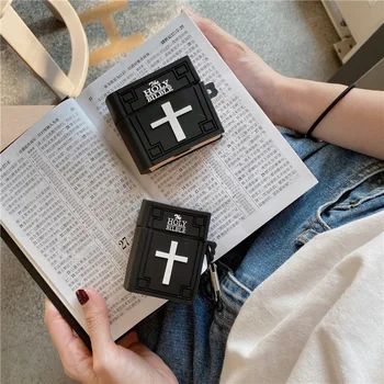 

Earphone Case For Airpods Pro 3 Case Silicone Cartoon Bible Headphone Cover For AirPods 2 Accessories For Air Pods Earpods Case