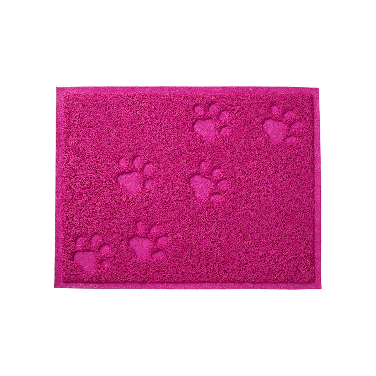 Rectangle Red Питомец собака щенок кошка кормление коврик милый ПВХ кровать блюдо миска питание размещение бутылка для воды - Цвет: Rectangle Red