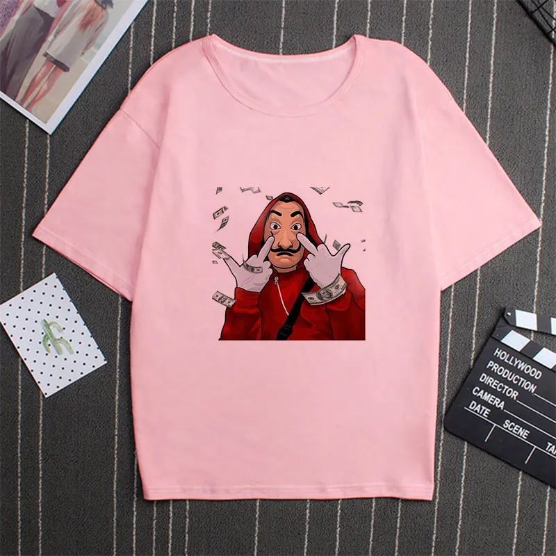 Женская одежда, две гусиные Ga, Готическая модная футболка, Корейская уличная одежда, Harajuku Kawaii, эстетическая футболка, Camiseta Mujer - Цвет: 3019-Pink