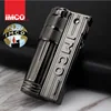 IMCO Original Stainless Steel Gasoline Lighter 6700 Metal Smoking Cigarette Lighter Triplex Gift 4