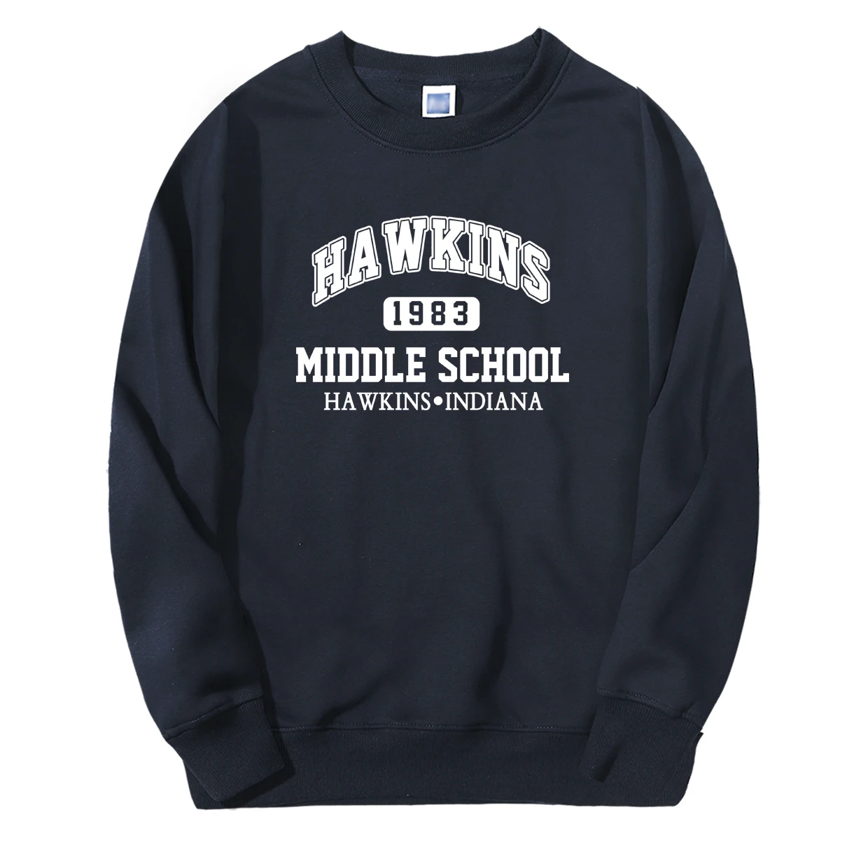 Необычные вещи HAWKINS Толстовка забавные Креативные мужские толстовки Новое поступление весна зима Повседневный Спортивный костюм флисовая спортивная одежда - Цвет: Dark Blue 5