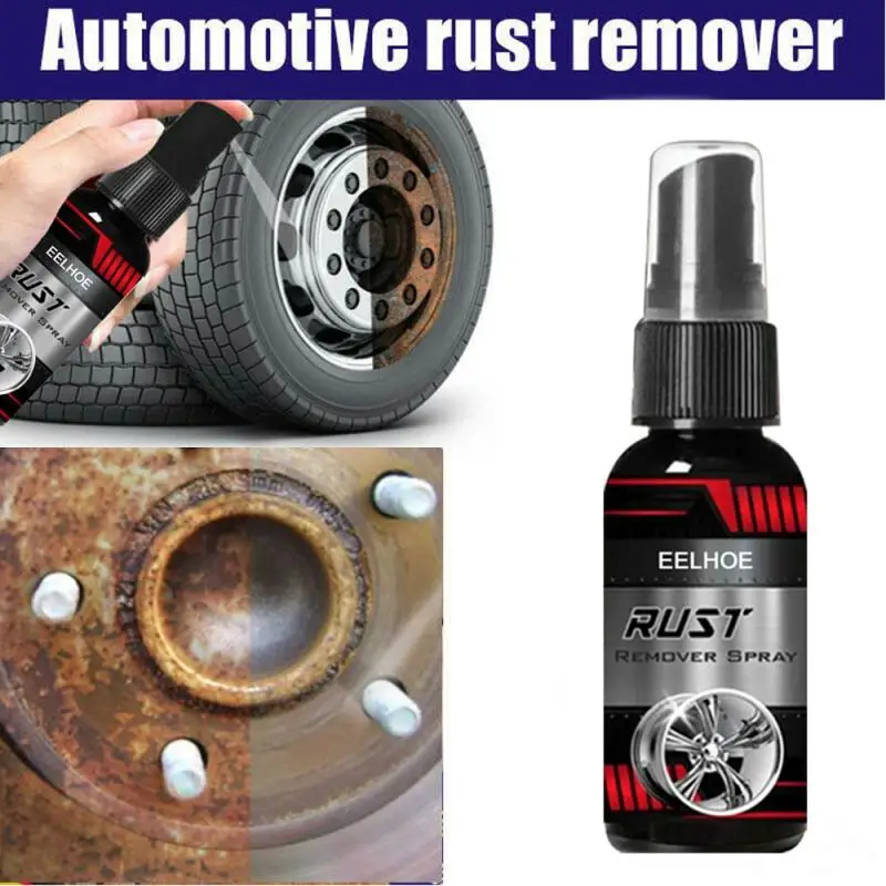 Universal Car Rust Remover Spray Auto Wheel Rim Metal Parts Antirust