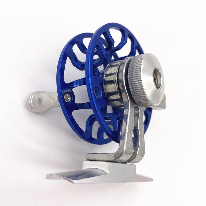 Carretel de Pesca com Mosca Inverno Gelo Completo Metal Ultraleve Antigo Carpa Roda Alimentador Engrenagem Alumínio Molinete no 4 engrenagem alumínio pesca com mosca molinete