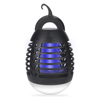 

Bug Zapper Camping Lantern 2 in 1 Electric Mosquito Killer Lamp Waterproof Camping Light with USB Rechargeable Battery