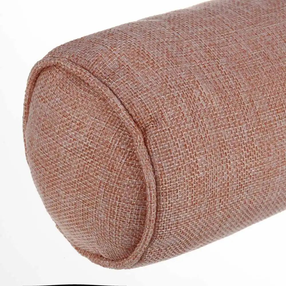 40x10cm Removable Pillow Summer Linen PP Cotton Body Neck Pillow Bed Roll Cushion Head Leg Back Support Travel Column Pillows