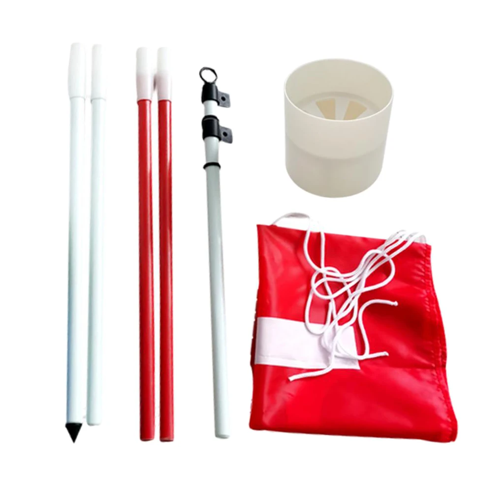 Golf Flag Stick Backyard Garden Training Cup Flagstick Course Golfing Mark