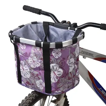 

foldable Oxford bike Basket for pet Dog Cat Bicycle Carriers Bycicle Accessories For small Dog cat