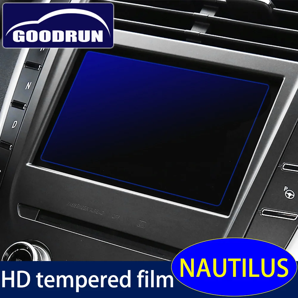 

Tempered Film For Lincoln NAUTILUS Anti Scratch HD Anti-blue Light Navigation Glass Screen Protector Car Sticker Accessories
