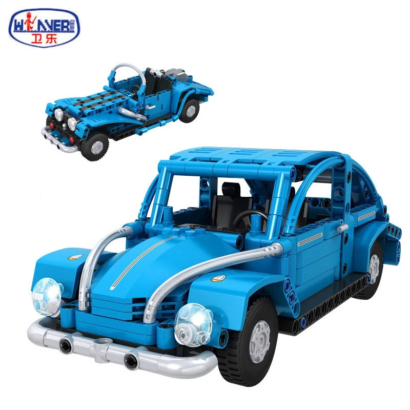 

314Pcs Classic Cars Technology Building Block Sets City DIY Bricks Pull Back Car Toys Gift for Children Boys
