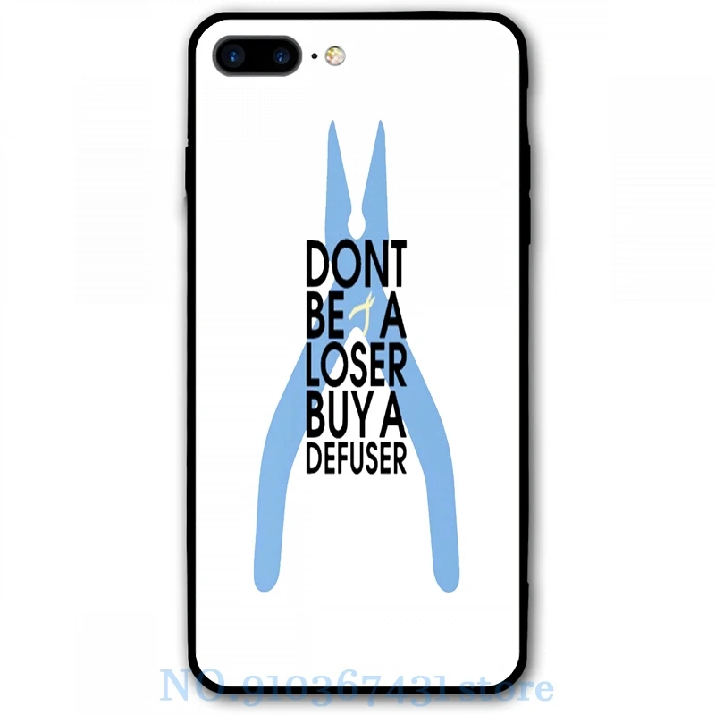 Счетчик удар с надписью Don't be a loser купить defuser Чехол для мобильного телефона iPhone