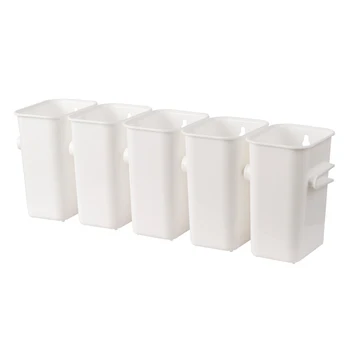 

1PC Combination Storage Box Bathroom Draining Rack Desktop Storage Bucket Wall-mounted Storage Bucket Fridge Organizer