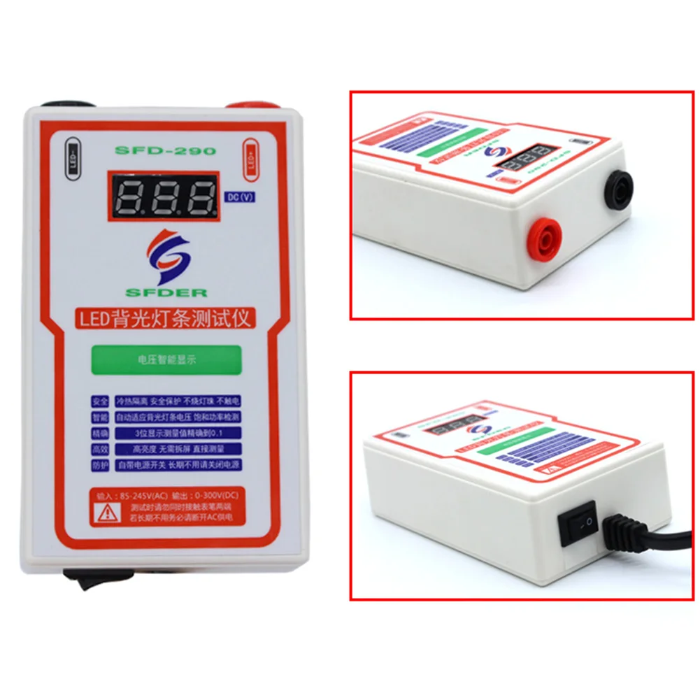 0-300V Output Durable Backlight Tester Digital Display Detector LED Strip Bead LCD TV Accurate Universal Multipurpose Handhold