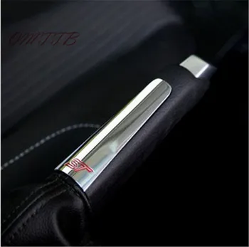 

Car styling 3D ABS chrome trim handbrake handle cover for ST Focus 2 3 2011 2012 2013 2020 2020 2020 car sticker