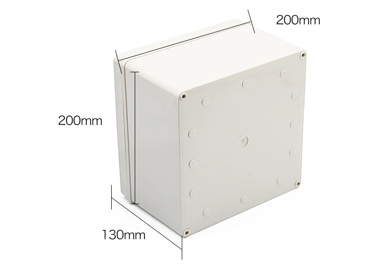 IP67 200*200*130 мм Водонепроницаемый ABS пластик diy Соединительная коробка для тонкопленочных солнечных элементов Корпус Корпуса для электронных w монтажная плата