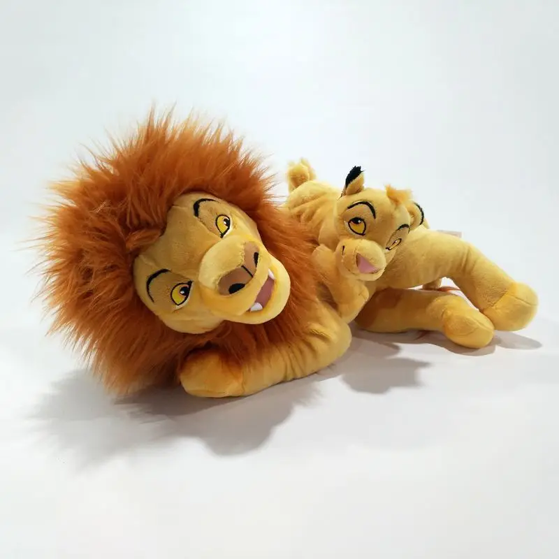 

Disney 17.7"The Lion King cartoon Mufasa and baby Simba Stuffed Plush Toys Cute Plush Toys Gifts for Kids Girlsfriend Decoration