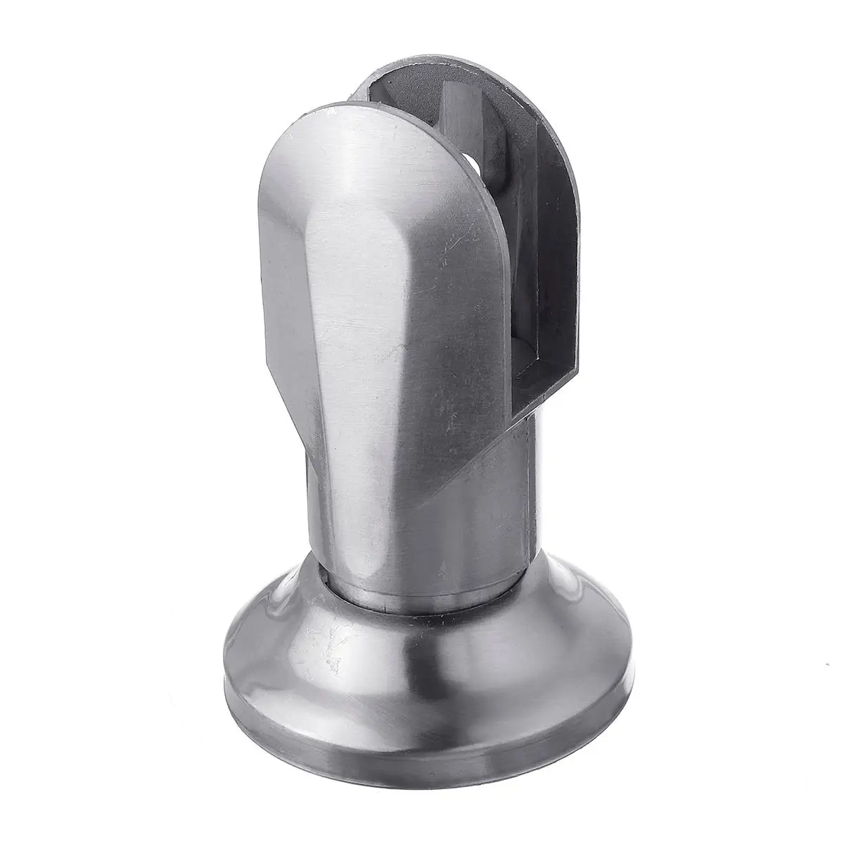 4Pc Door Stops Toilet Partition Hardware Fittings Thickened Stainless Steel Support Foot Base for Kitchen Furniture Shelves Sofa
