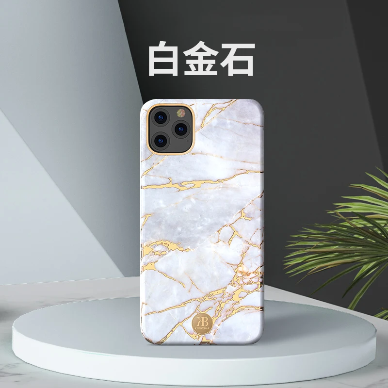 Чехол Kingxbar с мраморным покрытием для iPhone 11 Pro Max, роскошный Высококачественный жесткий противоударный чехол для iPhone 11/Pro/Max, чехол для телефона s