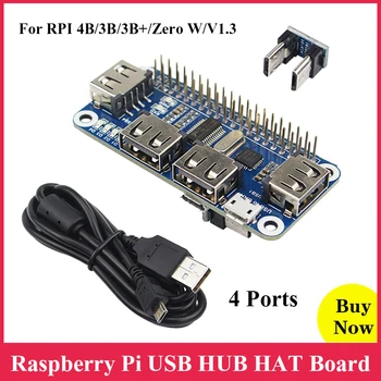 

Raspberry Pi USB HUB HAT Extension Board USB to UART for Raspberry Pi 4B 3B for Raspberry Pi Zero W Zero V1.3