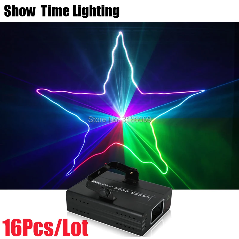

16Pcs/Lot RGB Full Color Dj Laser Disco Effect Lighting Good Use For Xmas Party Laser Show Christmas Cost-Effective