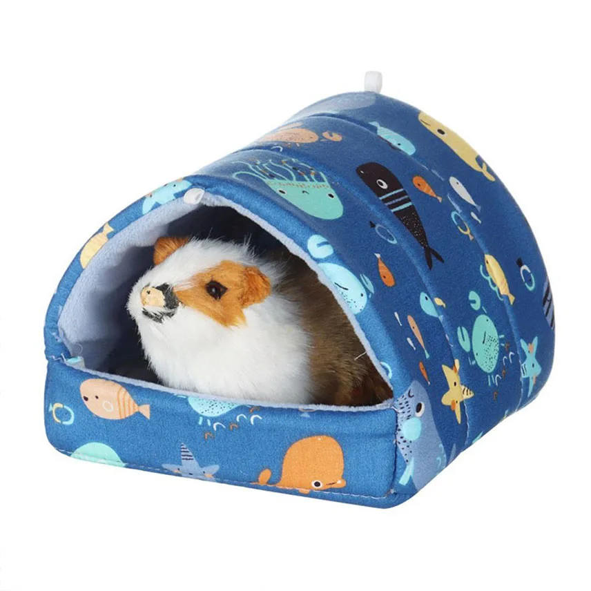 Rodent Cage Sleeping Hammock Hedgehog Rabbit Animal Guinea Pig Bed Small Animals Warm Mat Little House Pig Guinea Accesories
