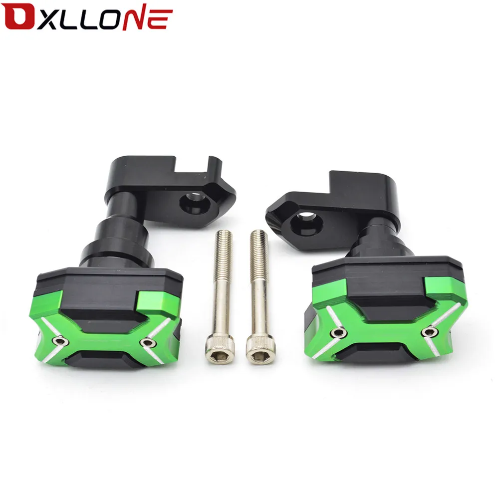 

cnc MOTORCYCLE R FRAME SLIDERS SCREW CRASH PAD COVER FALLING PROTECTOR GUARD FOR Kawasaki Z1000 2015-2016 2015 2016