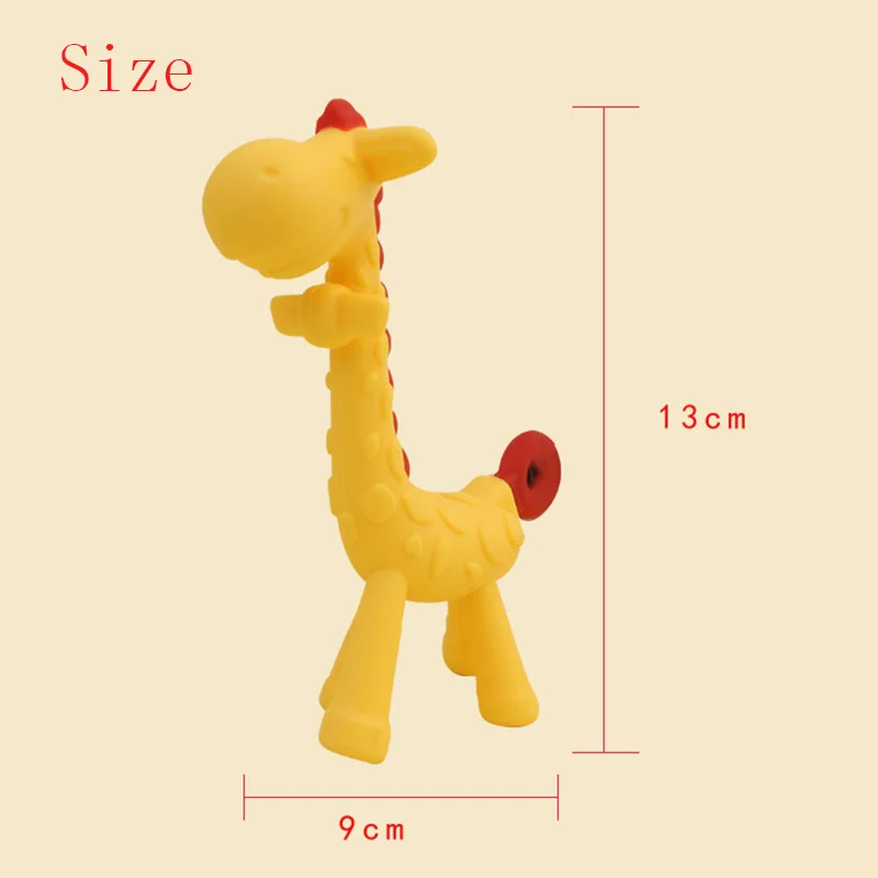 Newborn Silicone Toothbrush Baby Teether Teething Ring Kids Teether Children Chewing