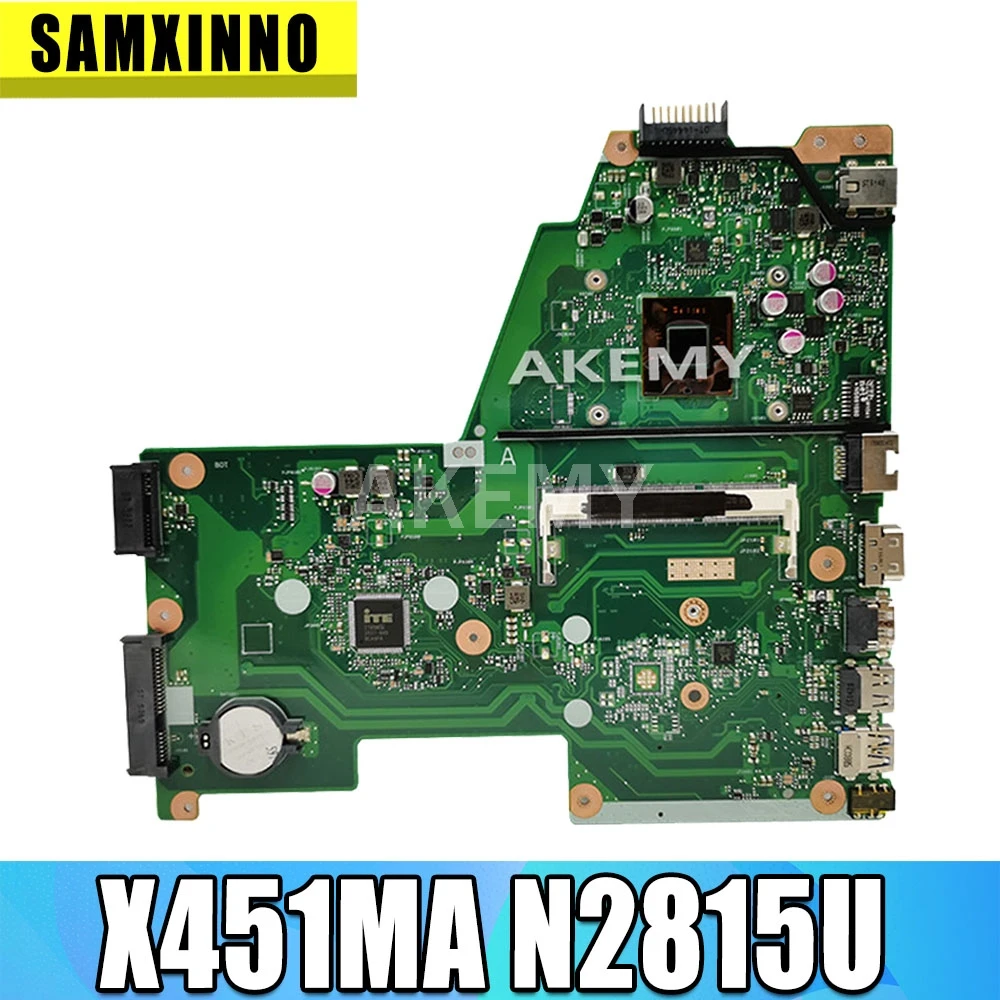 X451MA материнская плата N2815U для For Asus X451M F451M ноутбука Тест 100% OK|motherboard for asus|laptop
