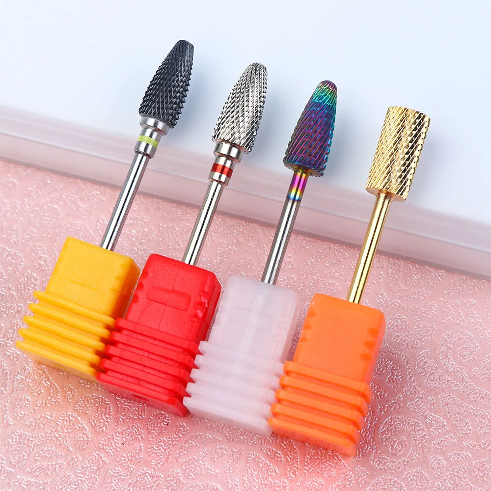 STZ 1pcs Diamond Nail Drill Bits Corundum Cutters For Manicure Machine Metal Drills Accessories Electric Burr Nail Files ZL01-04