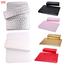 Дизайн ногтей Губка Рука подставки колодки Мягкая кожа моющийся держатель прямоугольник инструмент Маникюр Уход салон