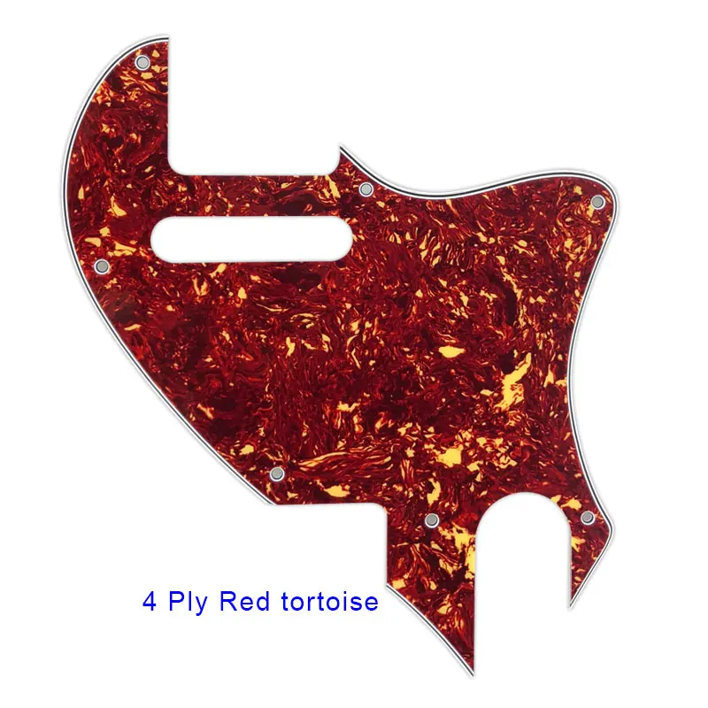 Pleroo Parts For US Telecaster Tele F Hole Hybrid Guitar Pickguard Scratch Plate Tele Conversion Support Customization