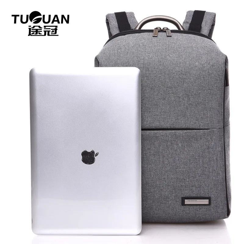 

Men Backpack Business Simple Backpack Shoulder Female Laptop Computer Bag 14-Inch 15.6