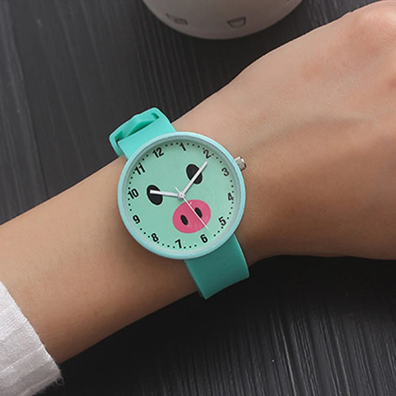 Детские часы для девочек новые Relojes детские часы принцесса часы модные детские милые резиновые Студенческие Кварцевые часы подарки
