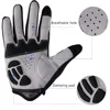 ROCKBROS Cycling Gloves Sponge Pad Long Finger Motorcycle Gloves For Bicycle Mountain Bike Glove Touch Screen MTB Gloves 4
