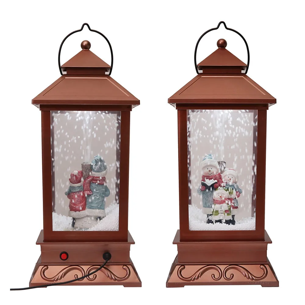 10# Snow drifting Roman inc. Snow Globe водный Глобус световая музыкальная шкатулка мы желаем вам счастливого Рождества дорогой Рождественское украшение для дома подарок