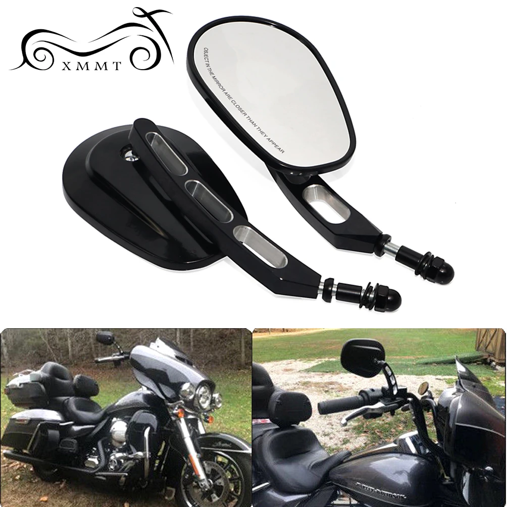 8MM MOTORCYCLE REAR VIEW SIDE MIRRORS FOR HARLEY DYNA FAT BOB STREET BOB BLACK 8MM MOTORCYCLE REAR VIEW SIDE MIRRORS FOR HARLEY DYNA FAT BOB STREET BOB BLACK